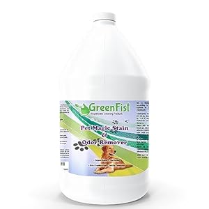 Pet Stain & Odor Remover Magic Fast Acting Carpet Spot Cleaner Enzyme Powered Formula Cats,Dogs, Small Animal, 1 Gallon