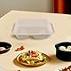 FAAING 75 Stück 900ml Einweg Menübox, 2 Fächer Lunchbox Pappe Einweggeschirr Zuckerrohr, Menüschalen mit Deckel, Bagasse Take Away Box mit Klappdeckel, To Go Verpackungen Essen