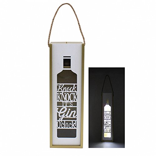 Lampe LED bouteille de gin sans fil pour éliminer les câbles visibles