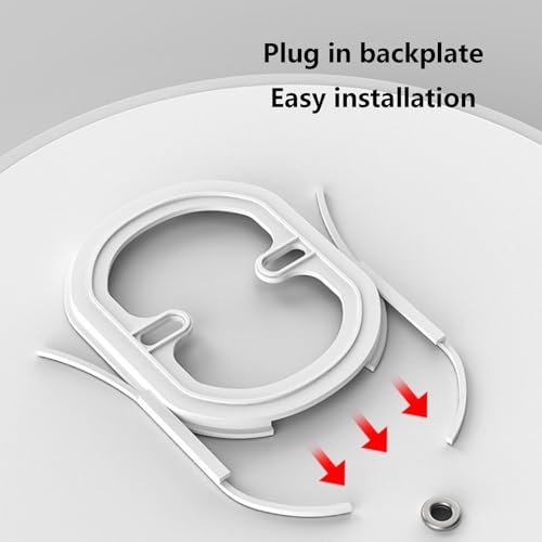 Lampe de plafond LED avec télécommande et intensité réglable 2700K-6500K