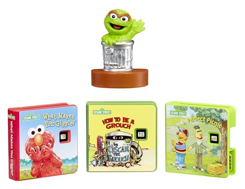 Image of Little Tikes Story Dream Machine Oscar The Grouch & Friends Story Collection, Storytime Book Set, Books, Sesame Street, Audio Play Character, Learning Toy Gift Toddlers and Kids Ages 3+ Years