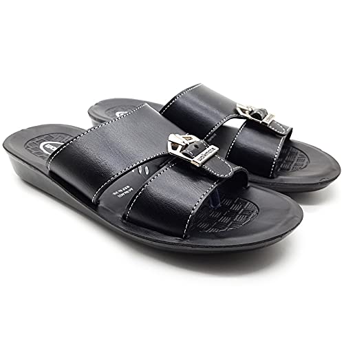 Lunar's Walkmate Office Slippers For Men 4433 10 Black : Amazon.in: Shoes u0026  Handbags