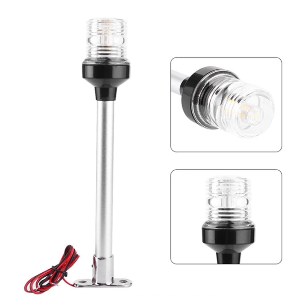 2X 12-24V Impermeabile Marine Boat Sailing Light Lampada Yacht Luce di Ancoraggio di Poppa Luci di Navigazione Un LED Luce per Barca Un 360 Gradi