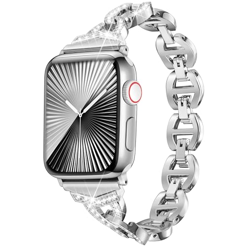 [Daturus] �݊���������܂� Apple Watch �o���h �_�C�������h���C���X�g�[�� �X�e�����X �A�b�v���E�H�b�` �x���g Apple Watch 11/10/9/8/7/6/5/4/3/2/1�AUltra�ASE�ɑΉ� �A�b�v���E�H�b�`�o���h�i