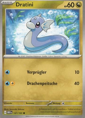 MZTCG - Dratini MEW 147-151 - Sammelkarte - Deutsch - mit MZTCG Versandschutz