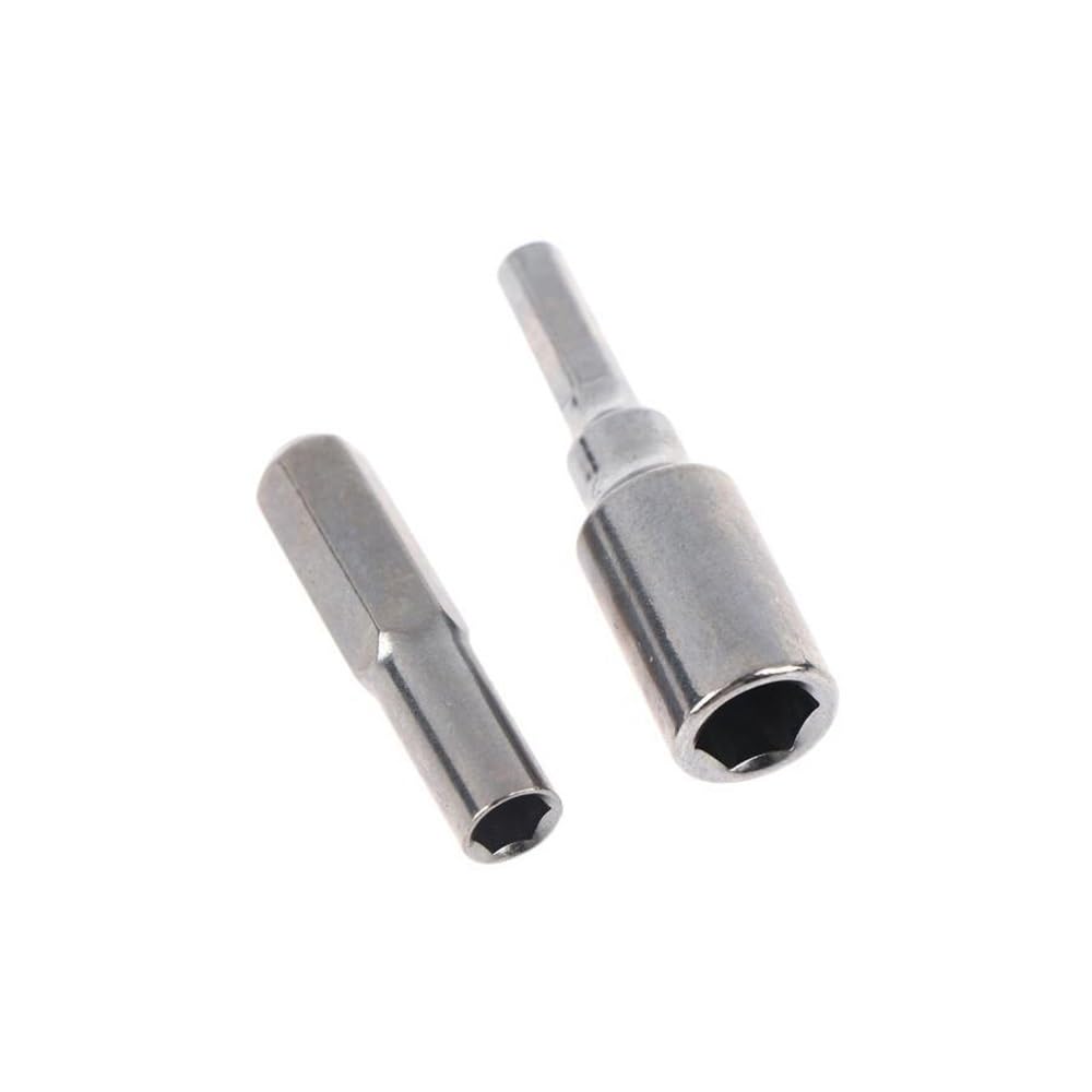 Ruxyoie 2Pcs 1/ 6.35Mm To 4Mm Hex Shank Insert Bit Adapter Magnetic Holder For Screwdriver Drill Bits(2Pcs)