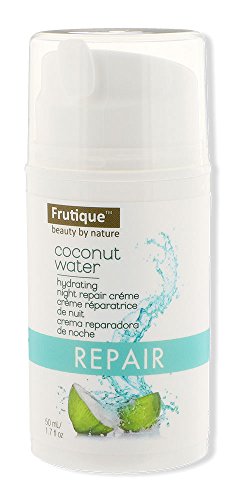 Frutique Coconut Water Hydrating Skincare Night Repair Creme, 1.7 Fluid Ounce