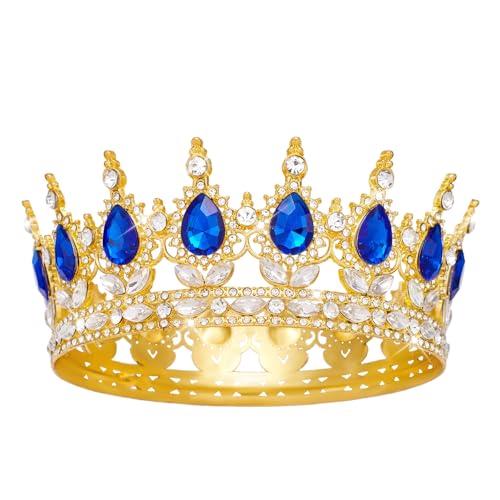 Queen Crown Rhinestone Wedding Crowns and Tiaras for Women Costume Party Hair Accessories Princess Birthday Crown Crystal BridalCrown