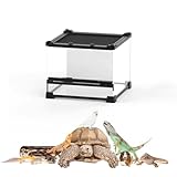Terrarium für Reptilien, Bartagamenbecken, Königspython-Gehege, Amphibienbecken, geeignet zur Zucht von Leopardgeckos, Fröschen, Einsiedlerkrebsen, Eidechsen, Asseln, Vogelspinnen(25x25x20cm)