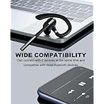 Dechoyecho-Bluetooth-Headset-V51-Wireless-Headset-with-Battery-Display-Charging-Case-Bluetooth-Earpiece-with-Noise-Canceling-Mic-for-Driving-Office-and-BusinessCompatible-with-Cell-Phone-and-PC