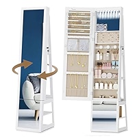 アクセサリー yun Amazon.com: Hzuaneri 16 LEDs Jewelry Cabinet Armoire, 63