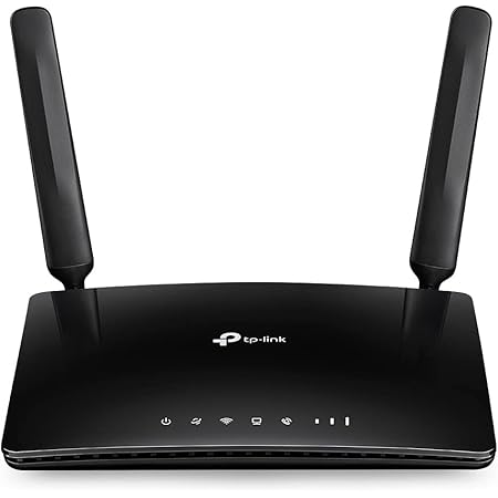 TP-Link Box 4G, Routeur 4G LTE 150 Mbps WiFi N 300Mbps, 2 x SMA pour Antenne Externe, 3 ports Fast-Ethernet, Antennes Amovibles, modem Carte SIM pour Tout Opérateur, TL-MR6500v