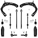 Detroit Axle - New 12pc Complete Front Suspension Kit for 2006-2008 Dodge Ram 1500-4x4-5-Lug - Excludes Extended Crew Cab