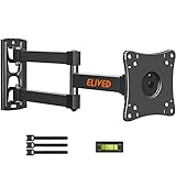 Full Motion TV Wall Mount Bracket, Monitor Wall Mount with Swivel Articulating Arm, Tilts, Extension, Rotation, for Most 14-32 inch LED/LCD Flat Screen TVs, Max VESA 100x100mm, 33 lbs. ELIVED