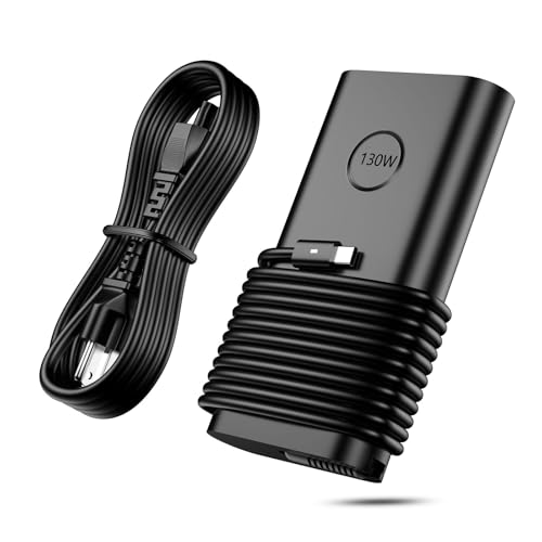 FSJTD 130W USB C Laptop Charger Compatible with Dell XPS/Precision/Latitude