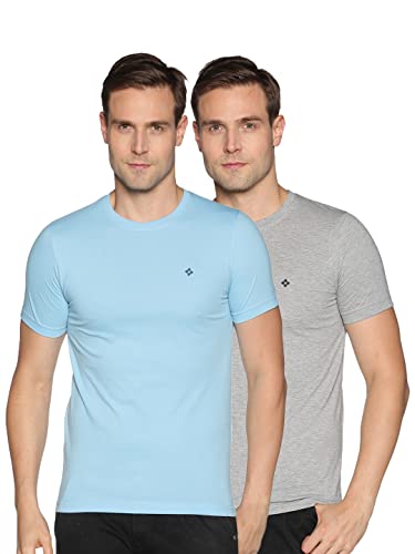 Image of Dollar Cotton Rich Fabric Solid Men's T-Shirt | Chest Logo Branding | Wide Array of Attractive Colours