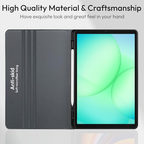 Image of Robustrion Cover for Samsung Galaxy Tab A11 Plus Cover Case 11 inch, Folio Cover Case for Samsung Galaxy Tab A11 Plus Cover /Tab A11+ Tablet Cover with Pencil Holder - Marble Lilac