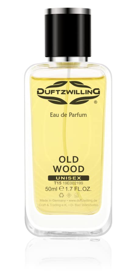 OLD WOOD Eau de Parfum für HERREN (Unisex) von DuftzwillinG ® | T15 VIP | Duftrichtung Oud Wood (50ml)