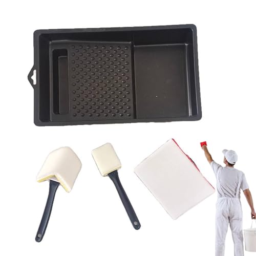 Herramienta para pintar bordes – Cortadora de precisión para cortes limpios – Aplicador de pintura multifunción 4X preciso para zócalos, paredes, esquinas, techos y renovaciones del hogar