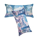 Outdoor Kissen Rosa Kissenbezug 50x80 Blumen Outdoor Kissenbezug Wasserfest Kissenbezüge Leinen Dekokissen 2er set Mit Unsichtbarem Reißverschluss Washable Für GartenBalkon Geschenke für Frauen C0C209