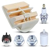 Adefol Tune Up Air Filter Kit for Husqvarna 445 450 445e Jonsered 2245 2250 CS2245 CS2250S Chainsaw with Fuel Filter Spark Plug Primer Bulb Bar Nut Replacement Parts 503443201 531309681 544080803