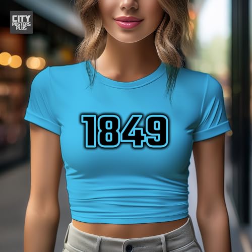 Crop top bleu ciel 1849 pour vos sorties d'été en terrasse