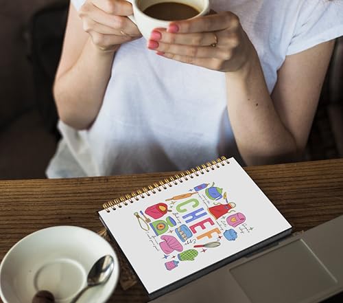 Cadeau de chef pour femme : carnet de notes chic 14x21 - 3