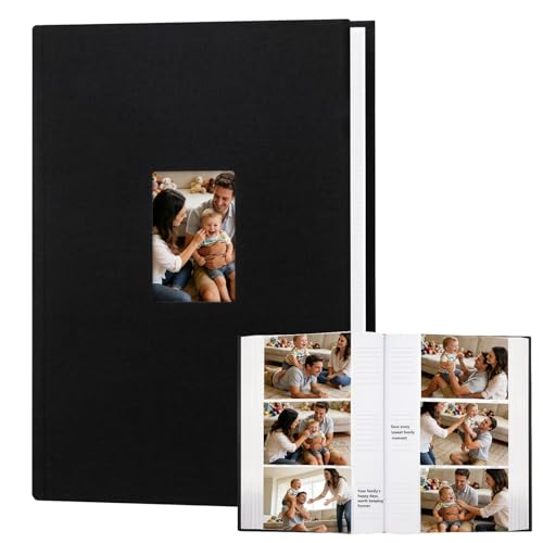 Aevdor 450 Pockets Photo Album 4x6 with Writing Space, Large Capacity Baby Wedding Family Picture...