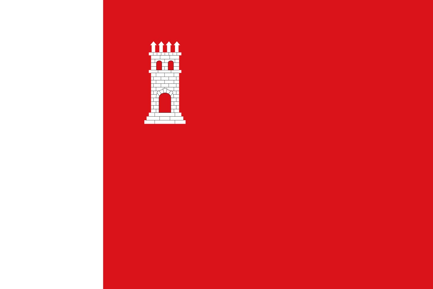 Drapeau Santa Bàrbara apaïsada grand format pour décoration extérieure