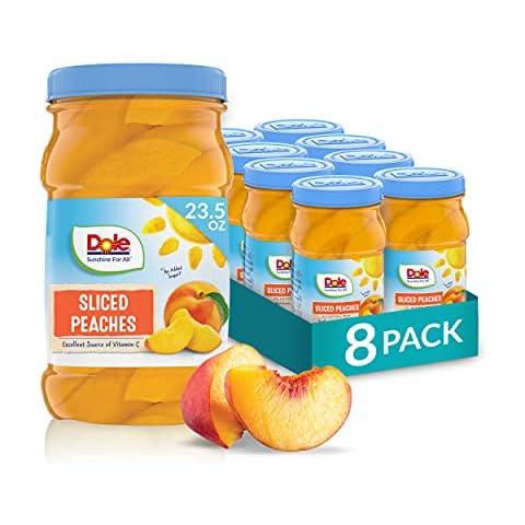 Dole Yellow Cling Sliced Peaches in 100% Fruit Juice Cover