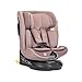 Lorelli Kindersitz drehbar 360 Grad i-Size 40-150cm mit Isofix, Mitwachsender Baby Autositz Solaris, Gruppe 0+/1/2/3, 0-12 Jahre, 0-36 kg, Auto Babysitz ab Geburt, 5-Punkt-Gurt, Rosa