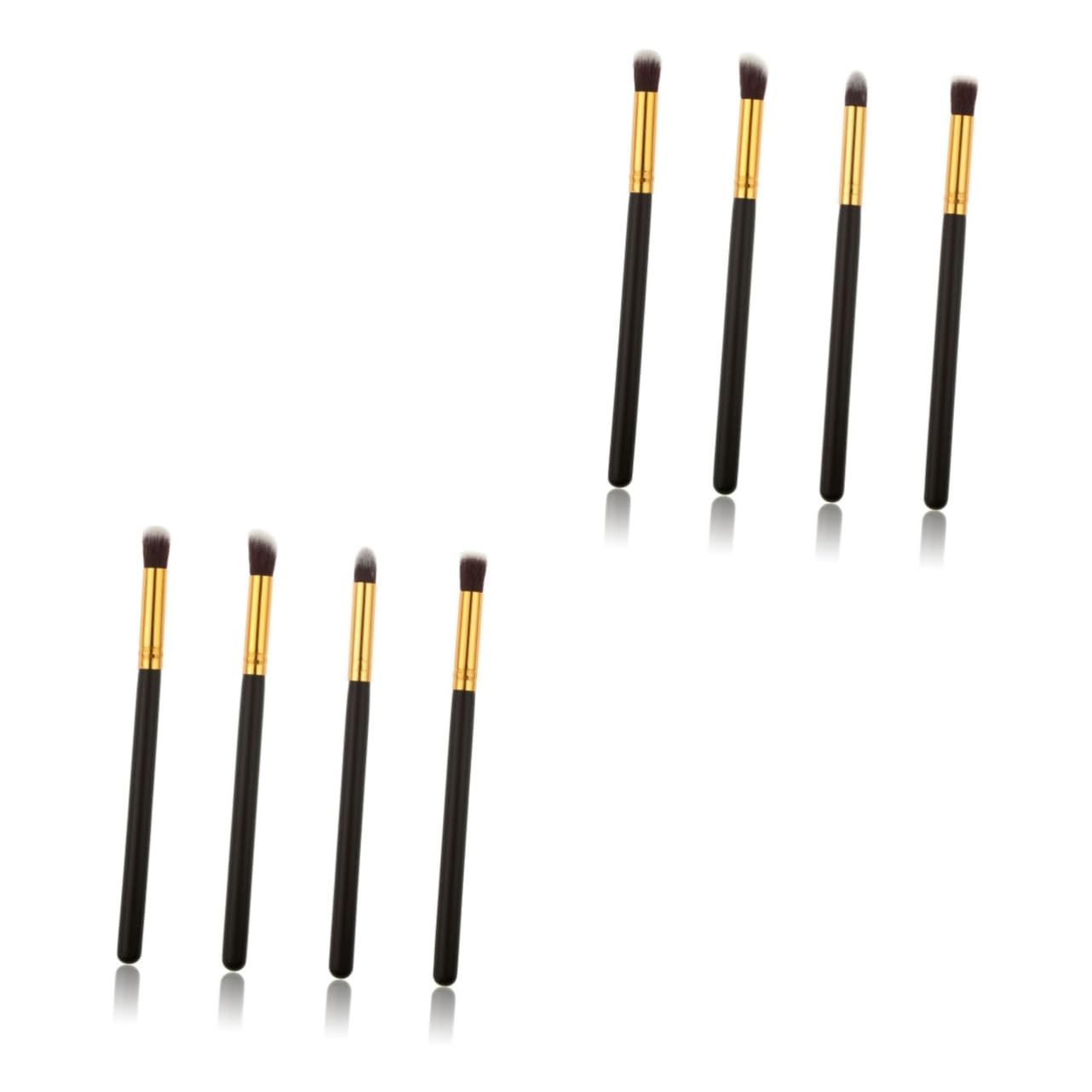 Angoily 8pcs Luxury Eyeshadow Brush Set Makeup Brush Kit for Beauty Enthusiasts