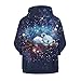 Upetstory Kids Girls Full Zip Hoodies Sweatshirts Galaxy Koala Clothes for Boys Long Sleeve Hooded Shirt Casual Track Active Athletic Jackets 11-13 Years Activewear Workout Coat Outerwear