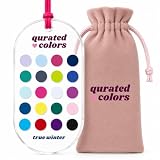 Seasonal Color Analysis Card – Acrylic Color Palette Guide for Shopping, Makeup & Outfits with...