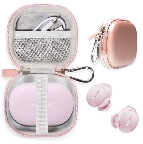CaseSack�P�[�X Bose QuietComfort True Wireless �m�C�Y�L�����Z�����O�C���z���p (�s���N)