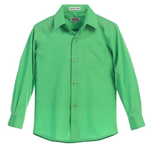 Image of Gioberti Boys Long Sleeve Solid Dress Shirt