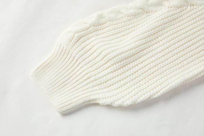 Womens Chunky Turtleneck Sweaters Plus Size Long Sleeve Cable Knit Casual Loose Jumper Tops - Image 5