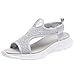 Eaylis Mode Pantoffeln für Damen,lässige Strand Slippers Schlappen Badelatschen Badesandale Unisex Sandalen Slip-On Plattform Flache Schuhe Wedge Heel Sandalen Sommerschuhe für Frauen Mädchen