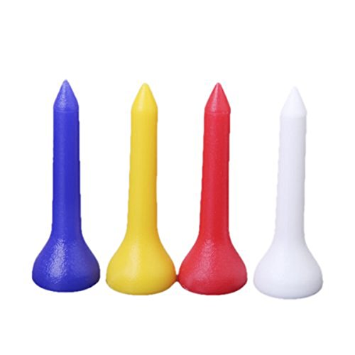 WINOMOPlastic Golf Tees 3.5mm 100pcs (Mixed Color)