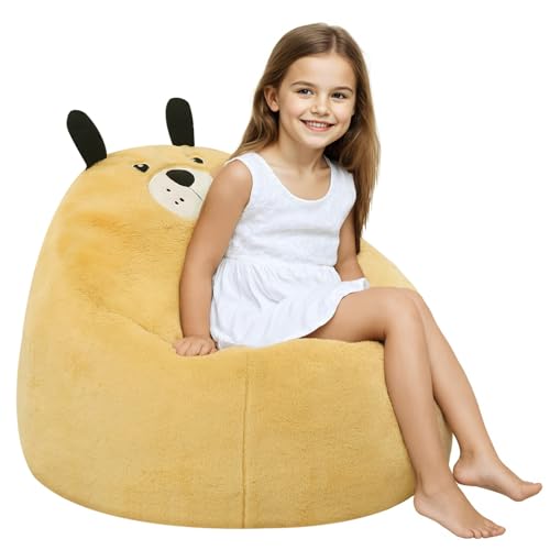 COMAX Bean Bag Chairs for Kids, Toddler BeanBag Sofa with Filler Bean Couch Stuffed for Boys and...