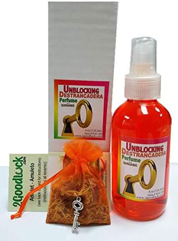 Unblocking Perfume With Amulet for Rituals & Magic - Perfume Con Amuleto, Destrancadera, Para Rituales Y Magia.