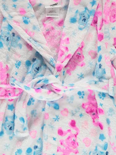 Komar Kids Girls' Blue's Clues Magenta and Blue Cozy Plush Toddler Robe, White (K219823BC)3