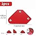 1/4pcs Welding Magnet Magnetic Holder 45/90/135 Degrees 9LB Arrow Clamp For Positioner Locator Tools(1Pcs)