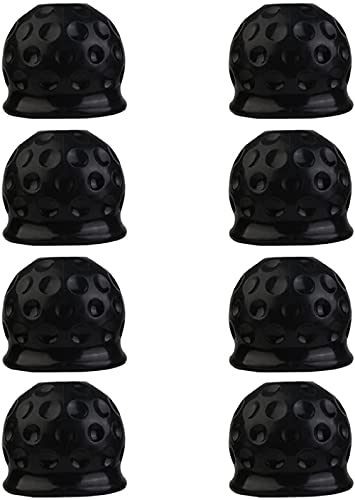 Vegena 8 Piezas de Tapa de Bola para Gancho de Remolque, Universal 50 mm Cubierta de Bola de Barra de Remolque, Cubierta para Enganche de...