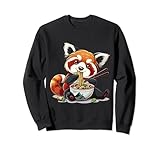 Photo Gallery kawaii red panda mangiare ramen noodle soup anime cute graphic felpa Photo Gallery kawaii red panda mangiare ramen noodle soup anime cute graphic felpa