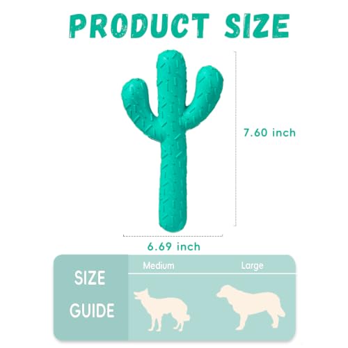 Image of MewaJump Dog Chew Toys, Durable Rubber Dog Toys for Aggressive Chewers Blue