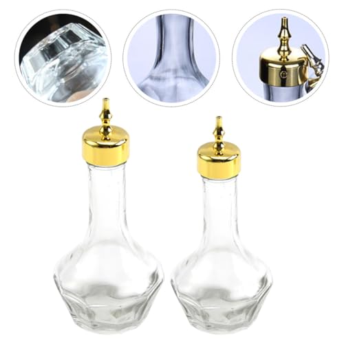 Botella de bitter de vidrio Angoily para coctelería elegante en barra y hogar 8