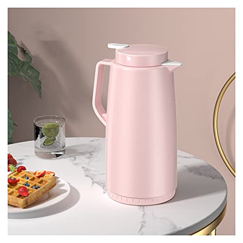 Tetera eléctrica portátil aislante color rosa
