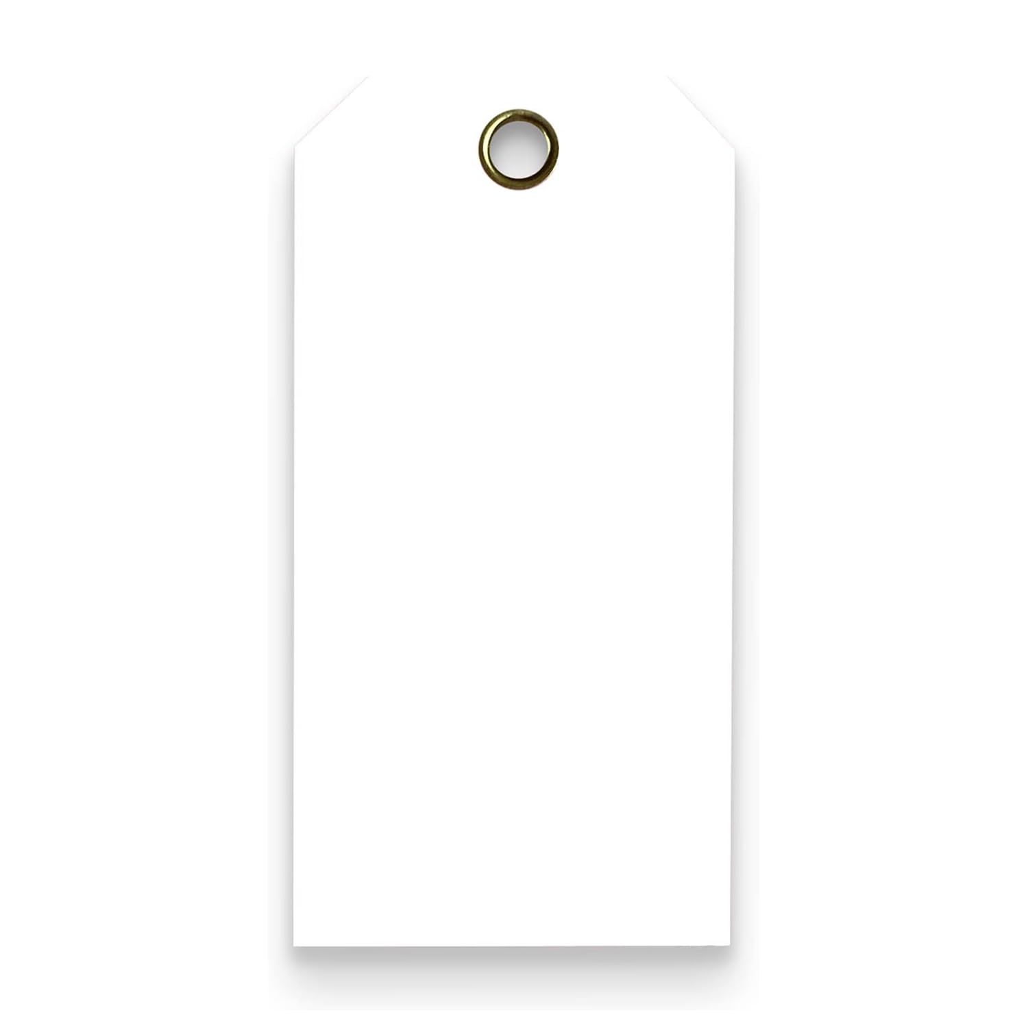 Etiquetas de plástico impermeables resistentes de 15 mil, equipamiento, válvula, mochila, paquete de 100 (3 x 6 pulgadas, blanco)