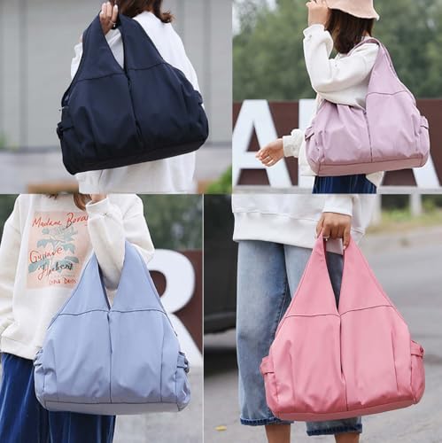 Tote Bag Waterproof Oxford Fabric Shoulder Bag with Lots of Pockets Large Capacity Suitable for Travel4